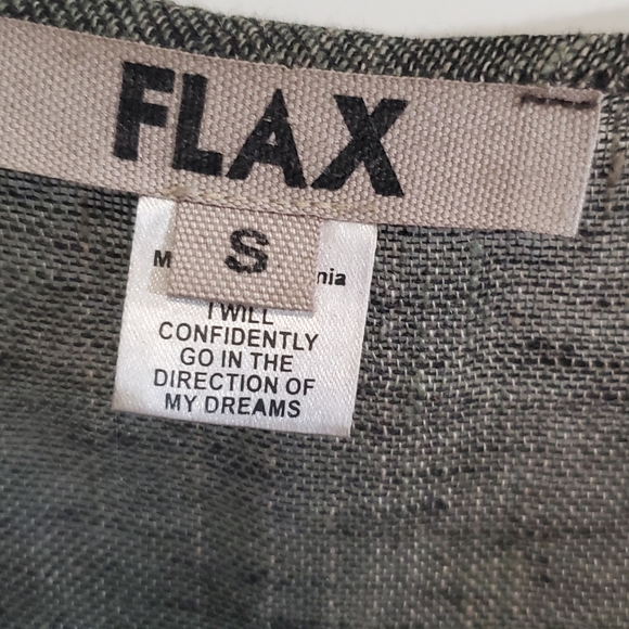 Flax Linen Waterfall Cardigan - Picture 4 of 6